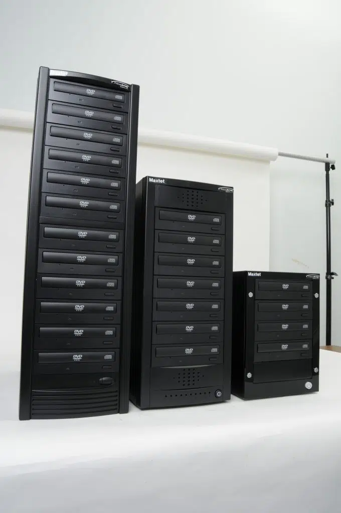  Maxtet DVD Duplicator Tower Sizes