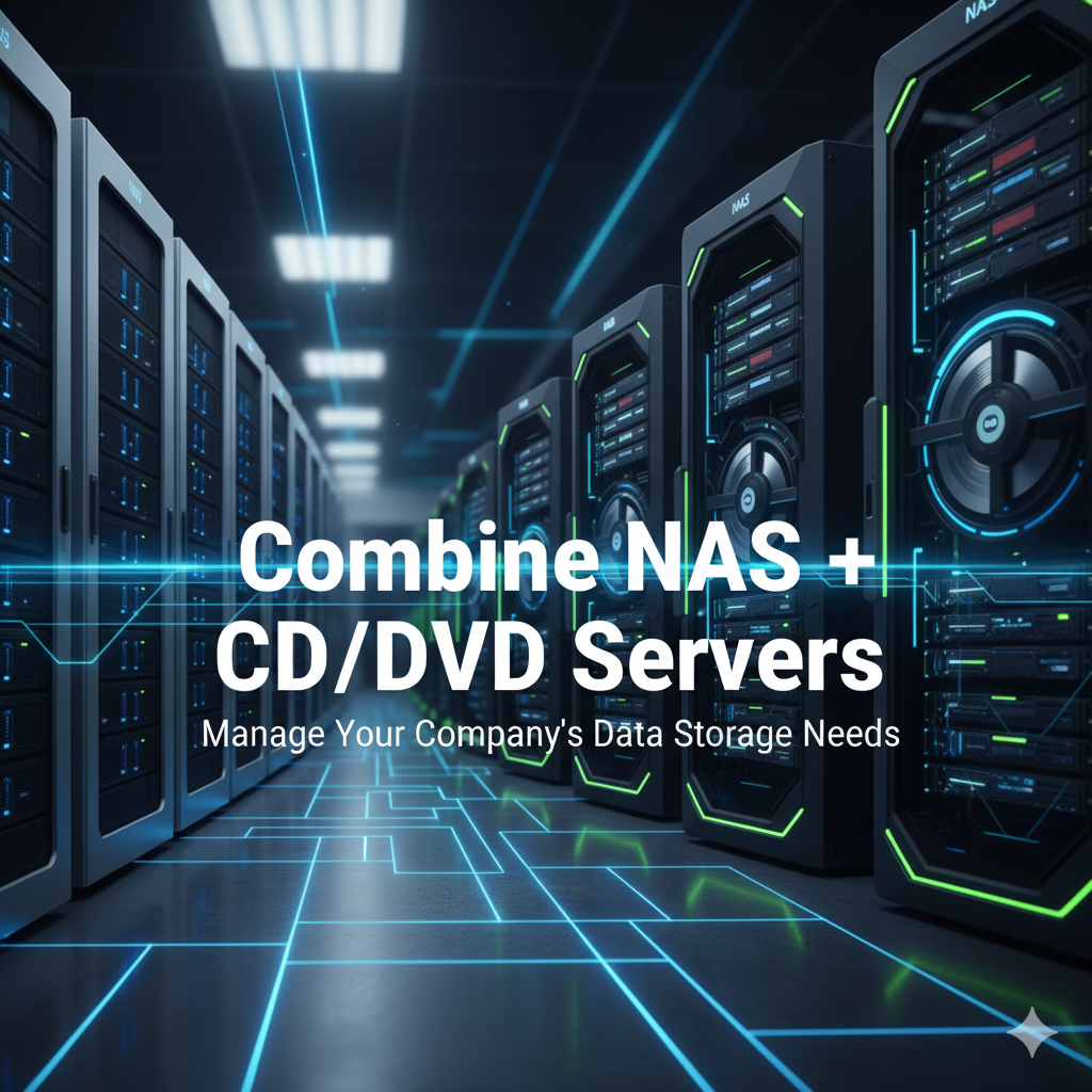Combine NAS & CD/DVD Servers | PrimeArray Data Storage