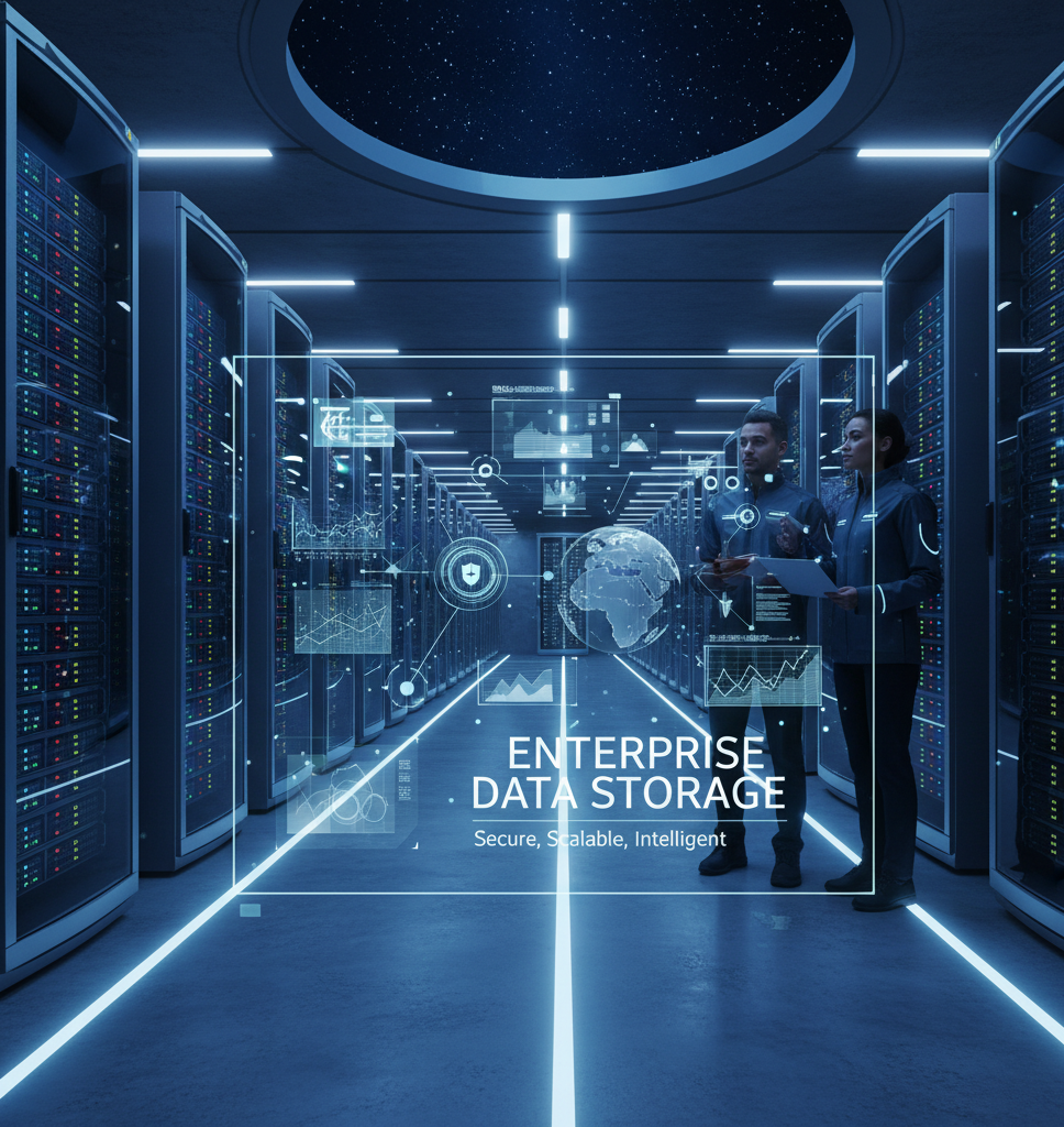 Enterprise Data Storage Infographic